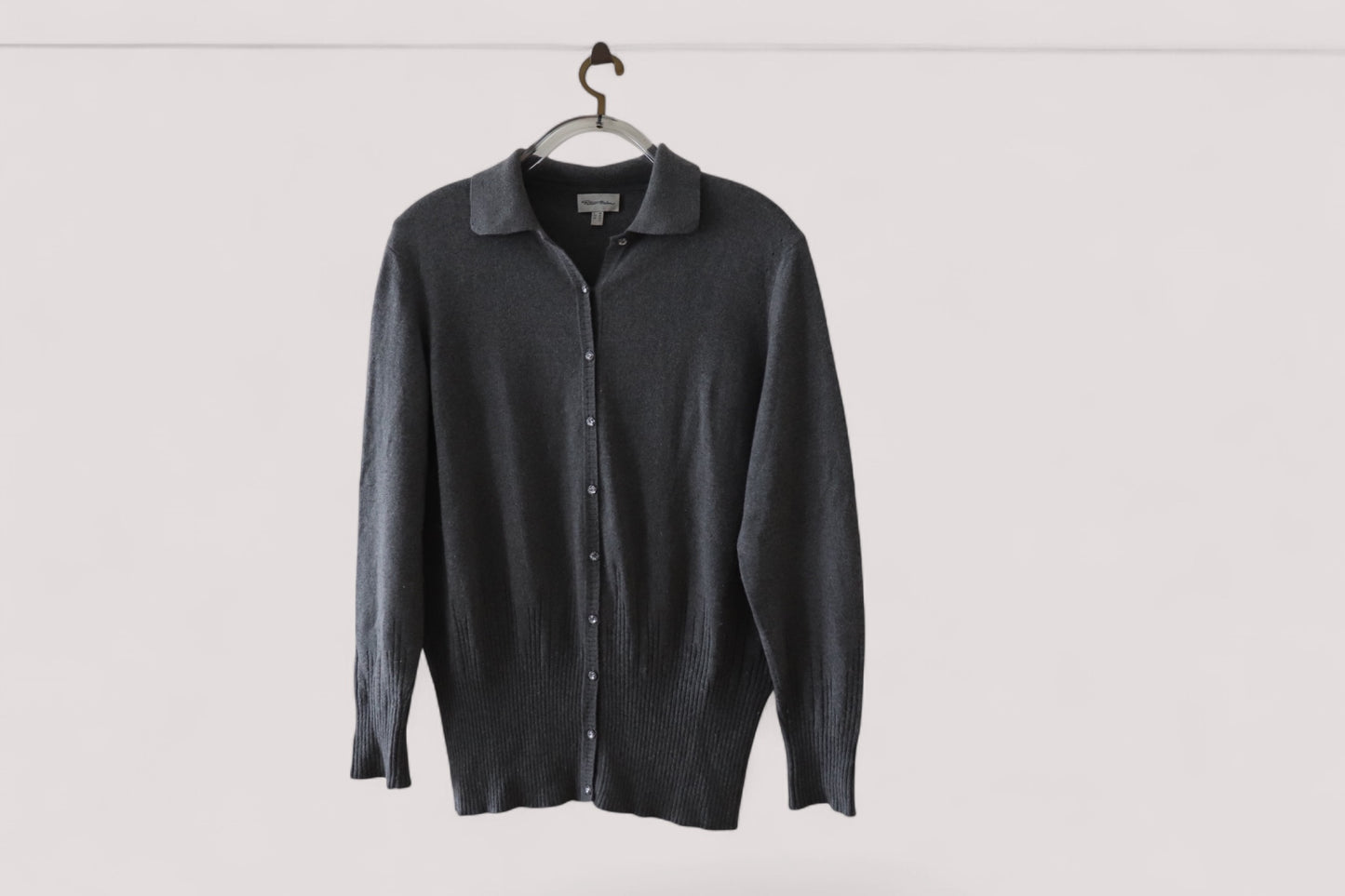 Peter Hahn Damen Cardigan Strickjacke Seide Kaschmir 42 neuwertig