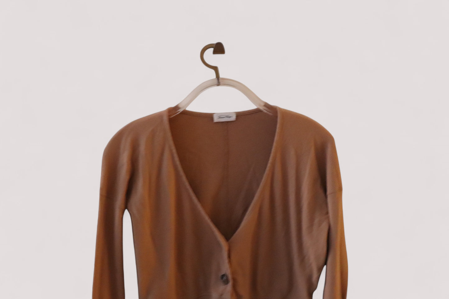 AV American Vintage Strickjacke Cardigan 95% Baumwolle M ripped