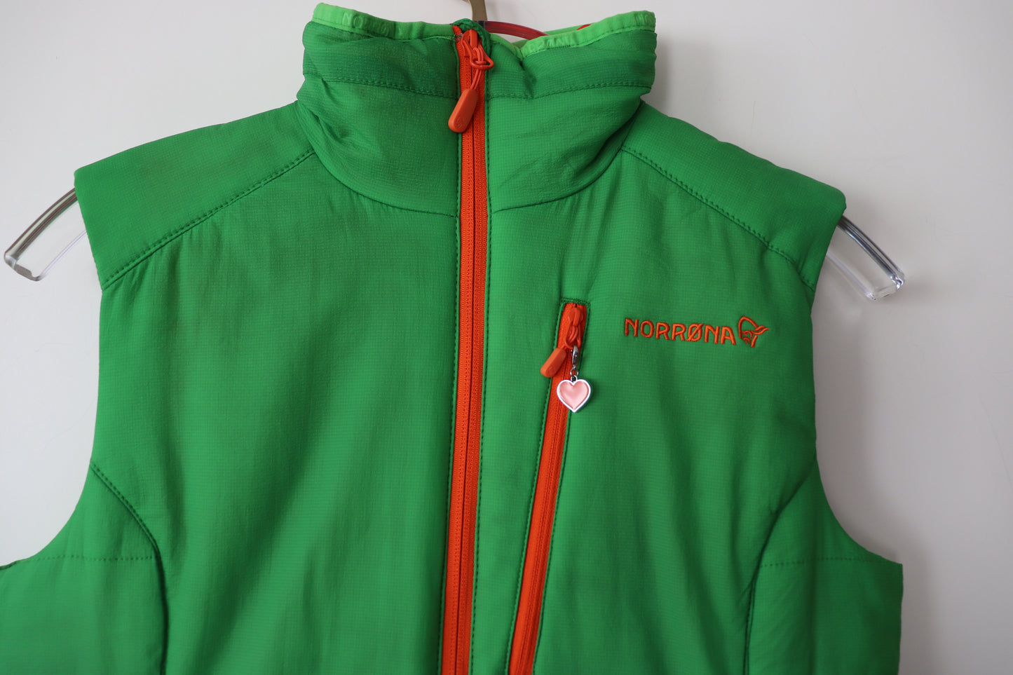 Norrona Damen Weste M Grün & Orange Primaloft wattiert neuwertig