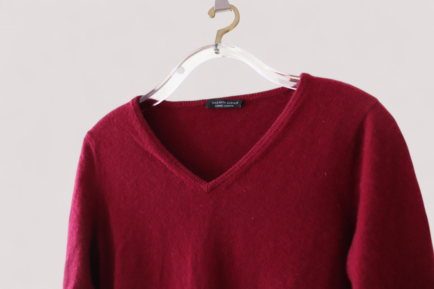 Saks Fifth Avenue Damen Pullover 100% Kaschmir 38 M neuwertig