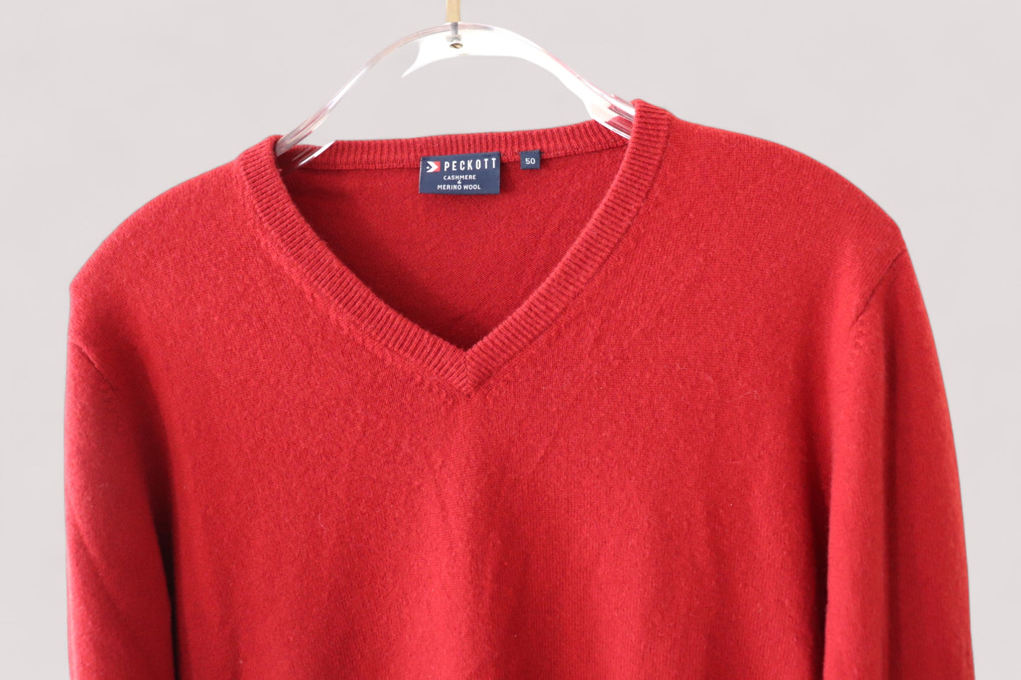 Peckott Damen Pullover Merinowolle & Kaschmir XL Feinstrick