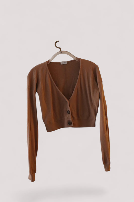 AV American Vintage Strickjacke Cardigan 95% Baumwolle M ripped