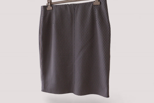 Marccain Damen Rock stretchig N6 / 44 Print neuwertig Marc Cain